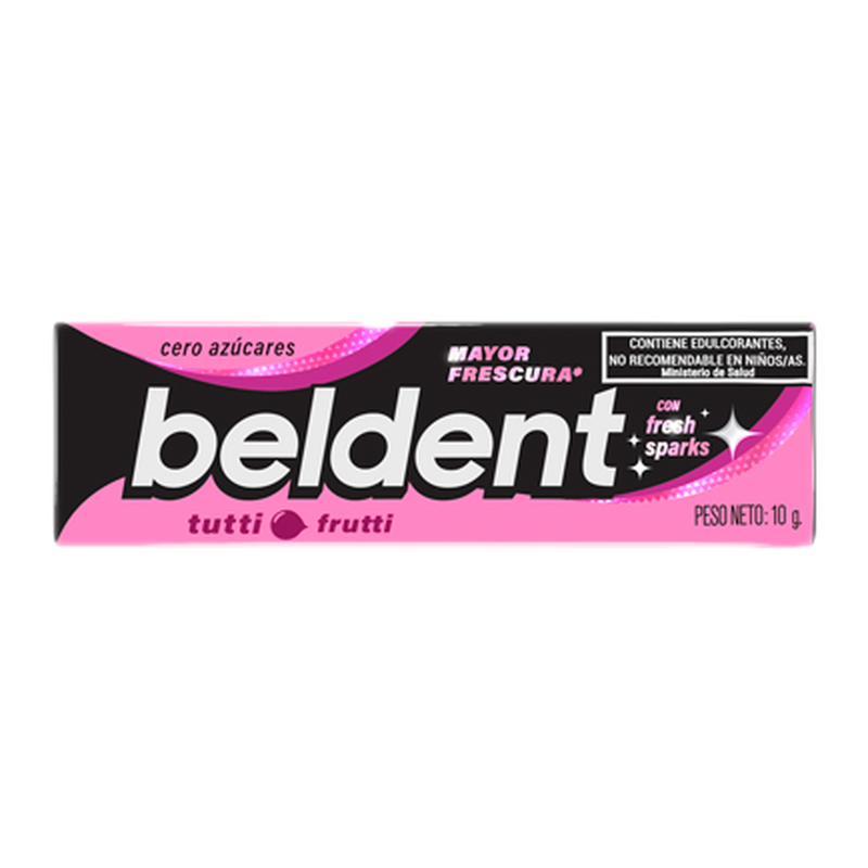 Chicle Beldent Tutti Frutti 10 G