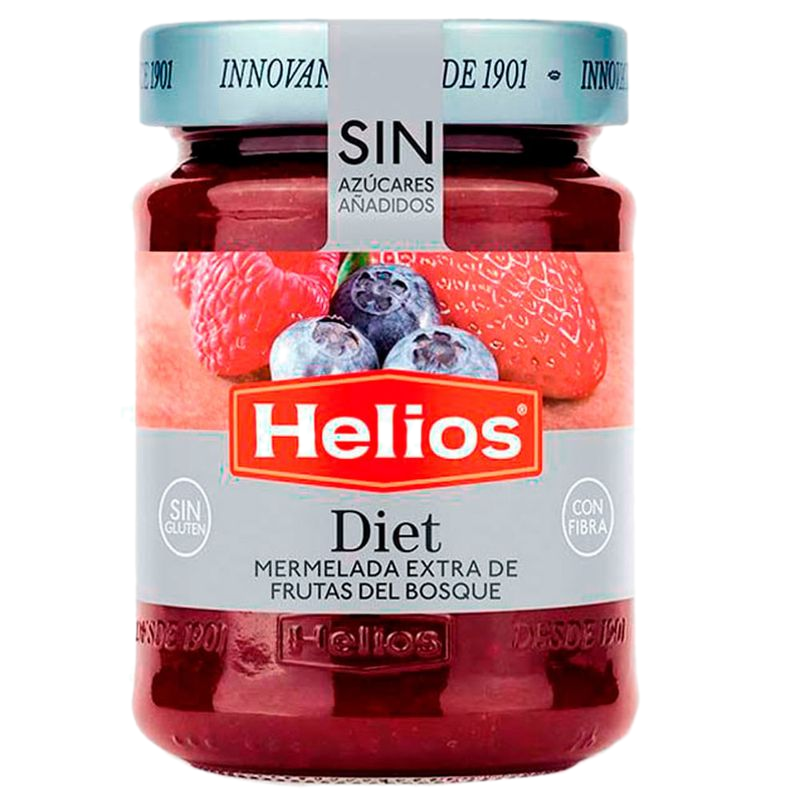 Mermelada Light Frutos Del Bosque Helios 280 G