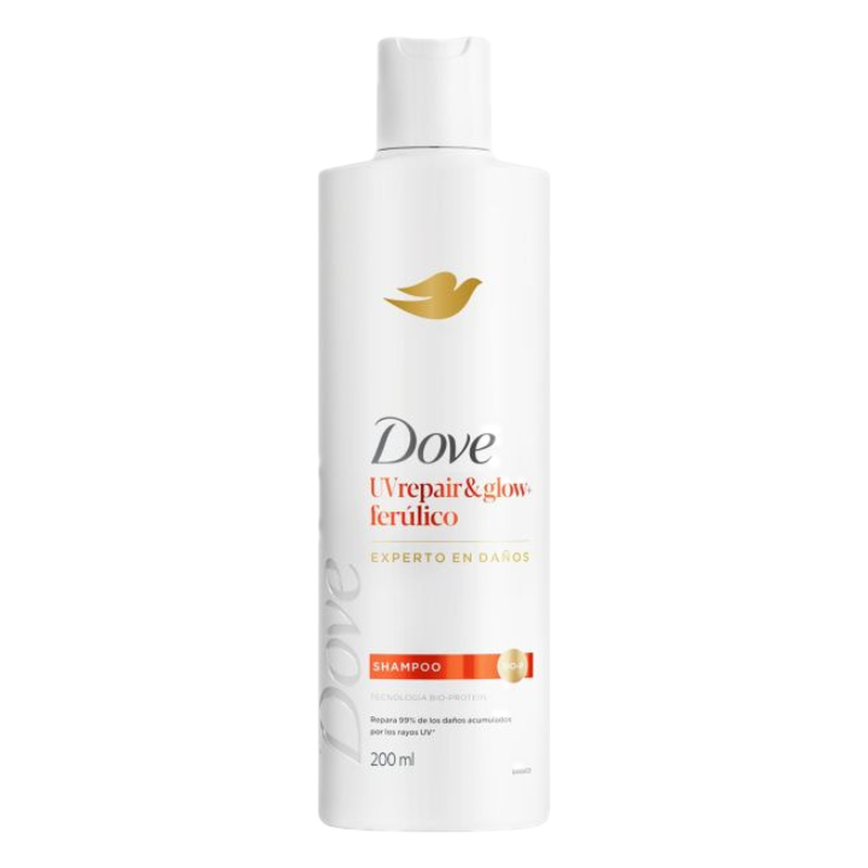 Shampoo Dove Uv Repair & Glow Ferúlico 200 Ml