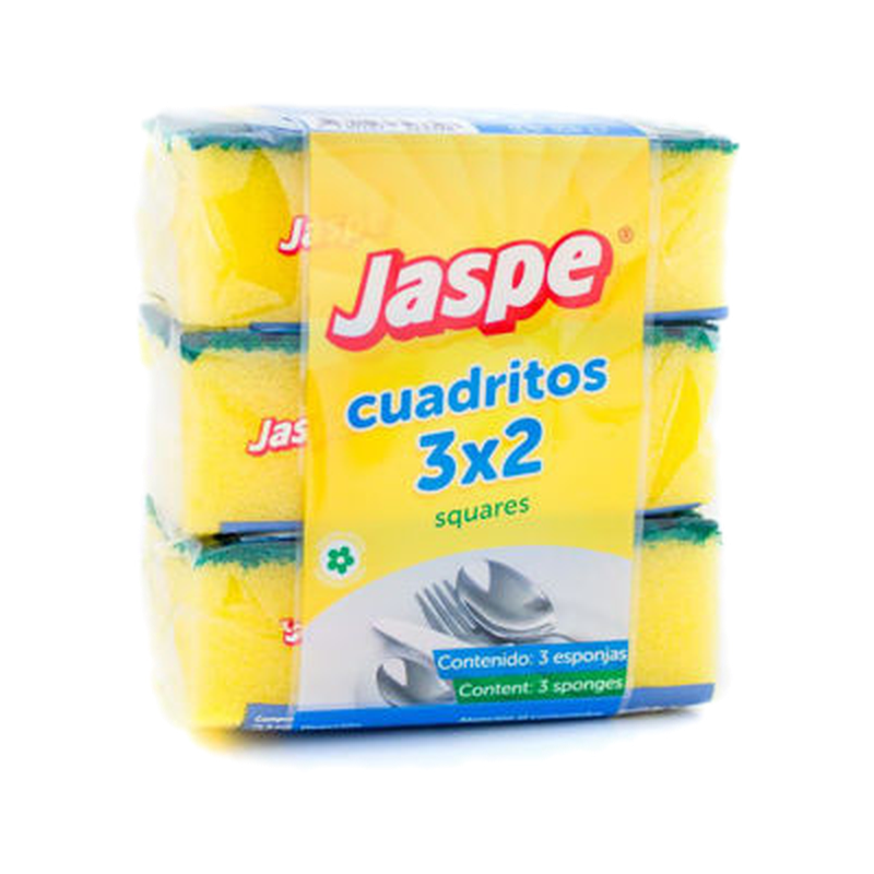 Esponja Cuadritos 3 X 2 Jaspe