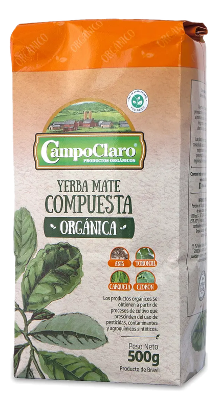 Yerba Compuesta Organica Campo Claro 500 G