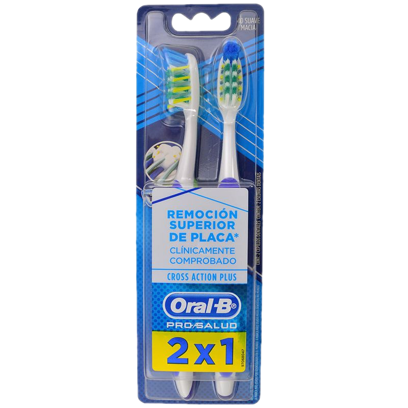 Cepillo Dental Oral-b Cross Action Plus 40 S 2x1