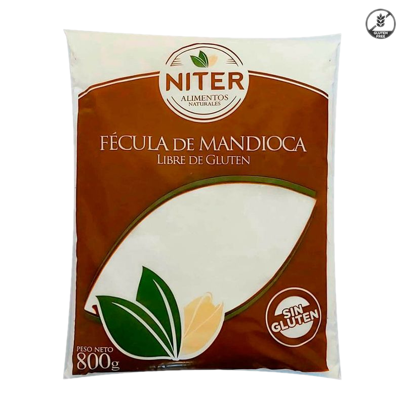 Fécula De Mandioca Sin Gluten Niter 800 G