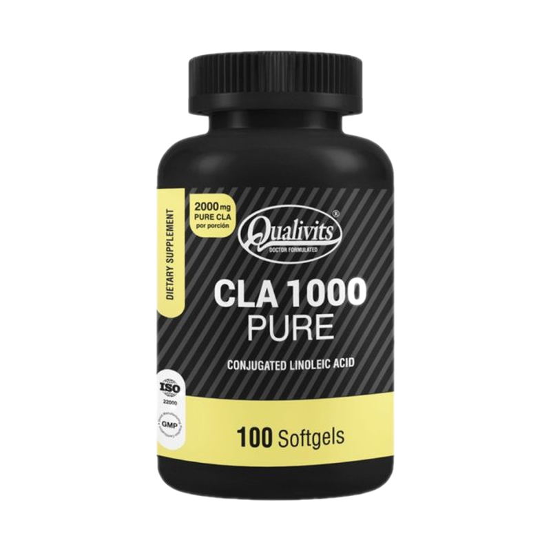 Suplemento Qualivits Cla 1000 Mg Pure 100 Cápsulas Blandas