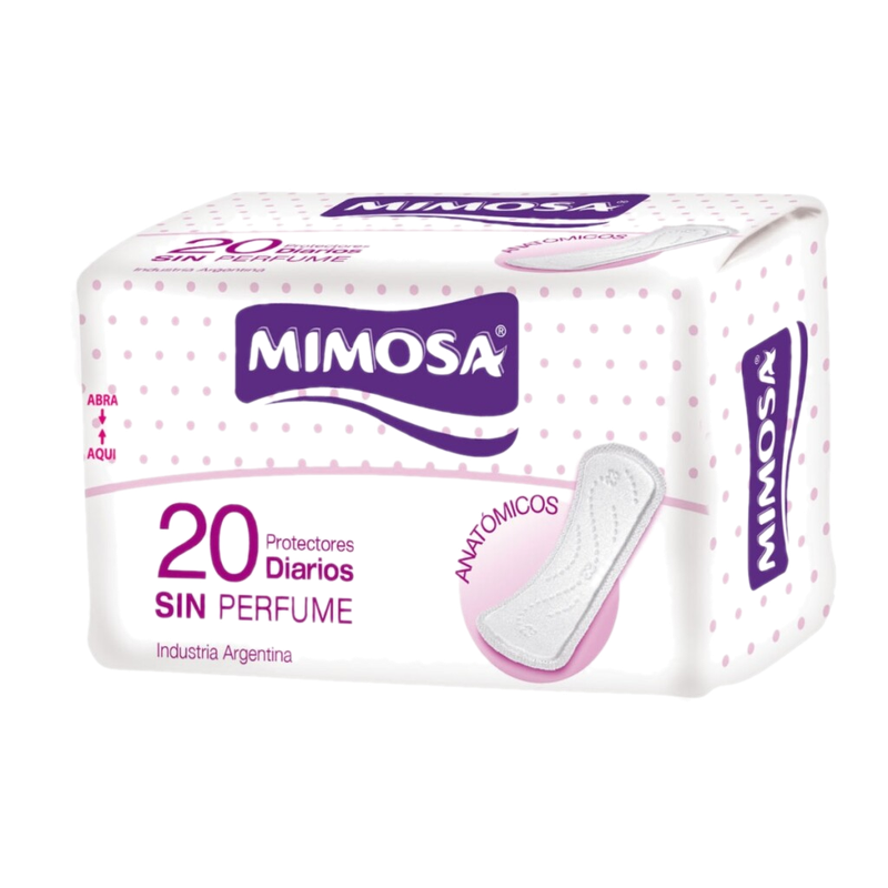 Protectores Diarios Mimosa 20 Unidades