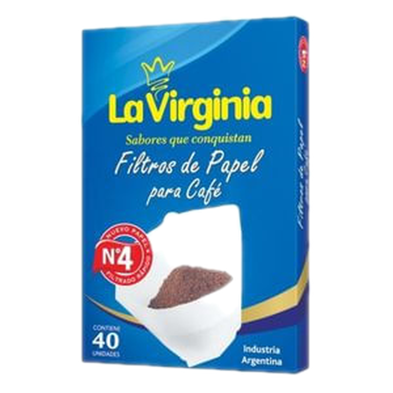 Papel Filtro La Virginia 40 Sobres