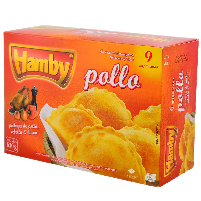 Empanada Pollo Hamby 9 Unidades