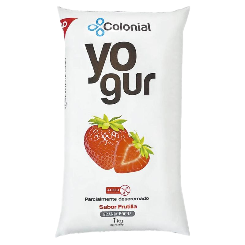 Yogur Colonial Frutilla 1 L
