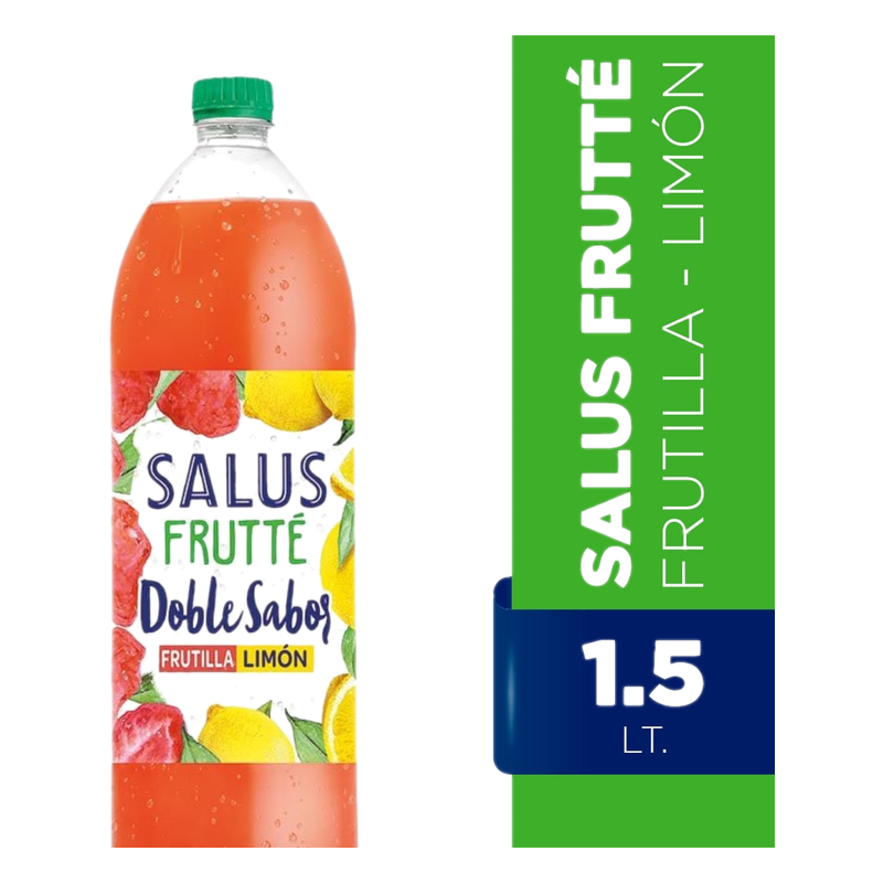 Agua Salus Frutté Sabor Frutilla Y Limón 1.5 L