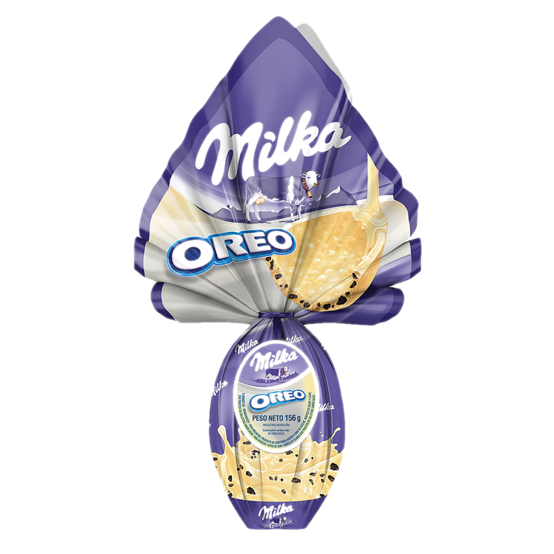 Huevo De Pascua De Chocolate Blanco Milka Oreo 156 G