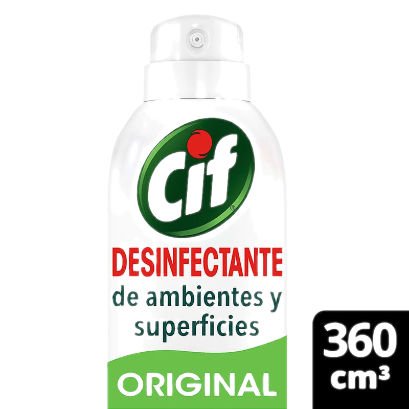 Desinfectante De Ambientes Y Superficies Cif Original 360 Cm3