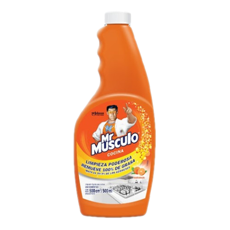 Limpiador Mr Musculo Cocina Naranj 500 Ml