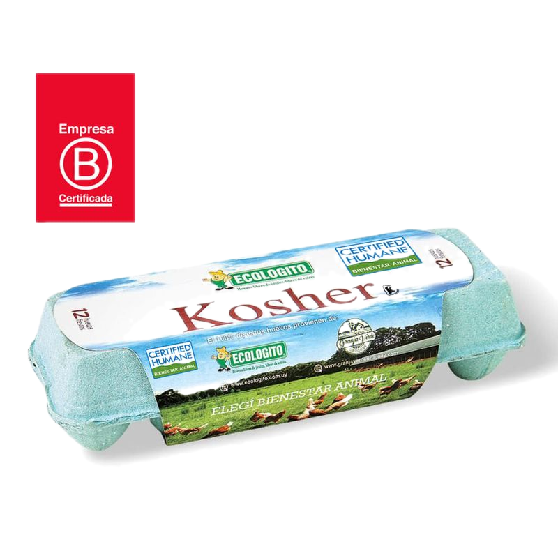 Huevo Ecologito Kosher 12 Unidades