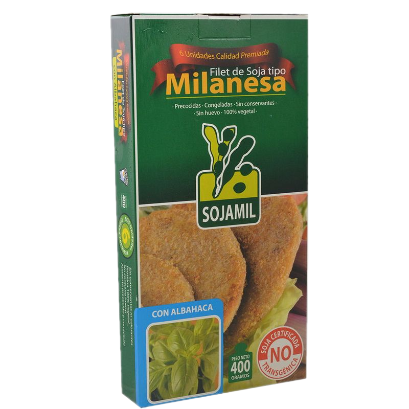 Milanesas De Soja Albahaca Sojamil 400 G