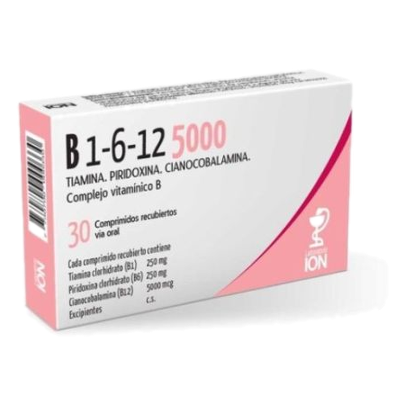 B 1 6 12 Fuerte Ion 5000 Mcg [30 Comp.]