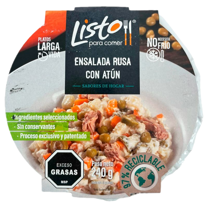 Ensalada Rusa Con Atún Listo Para Comer 240 G
