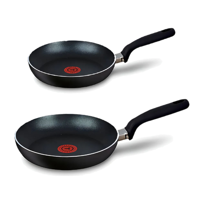 Set De 2 Sartenes Tefal De 20 Cm Y 24 Cm Vital Black