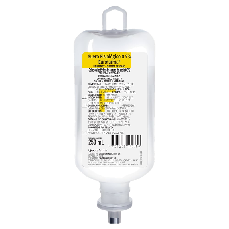 Suero Fisiológico 0.9% 250 Ml