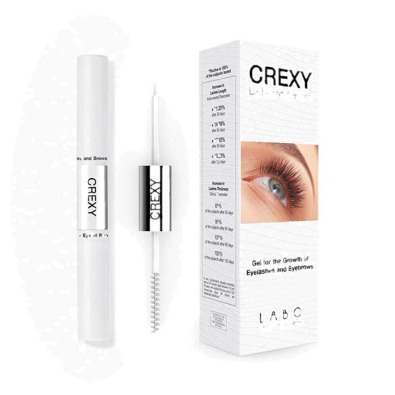 Gel Crexy Lashes And Brows Para El Crecimiento De Pestañas Y Cejas
