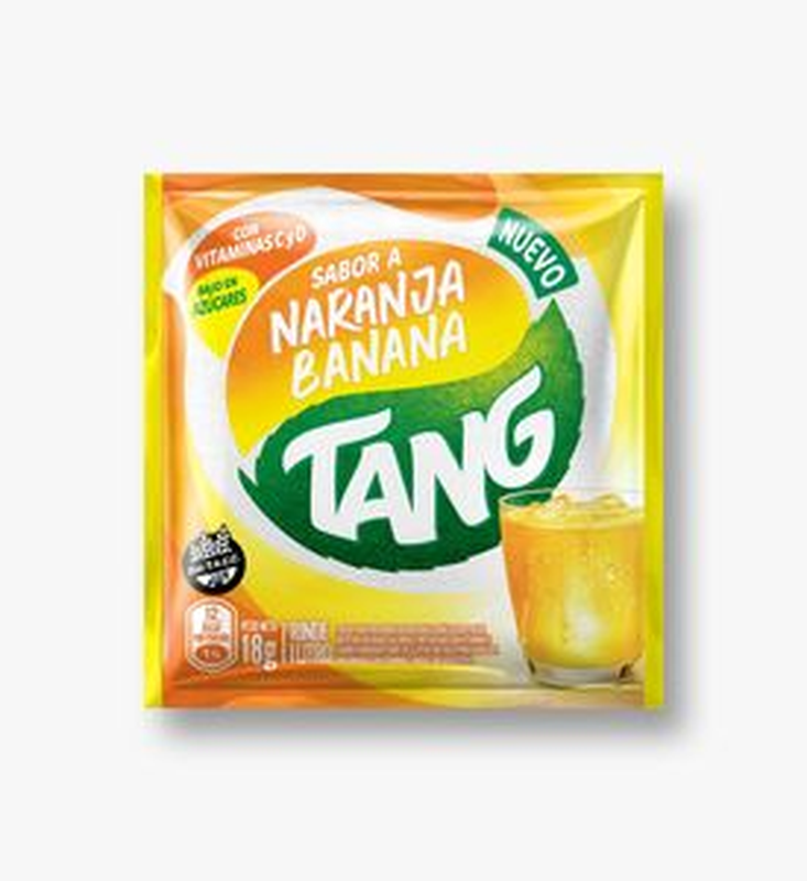 Refresco En Polvo Tang 18 G Nar/banana Vitc+d