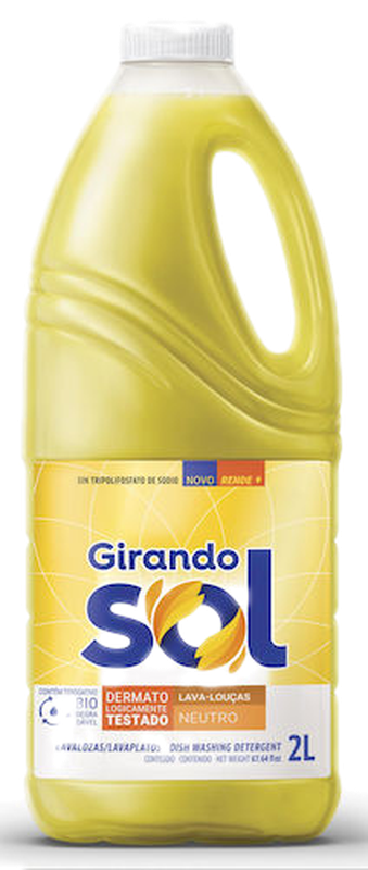 Detergente Girando Sol Neutro 2 L