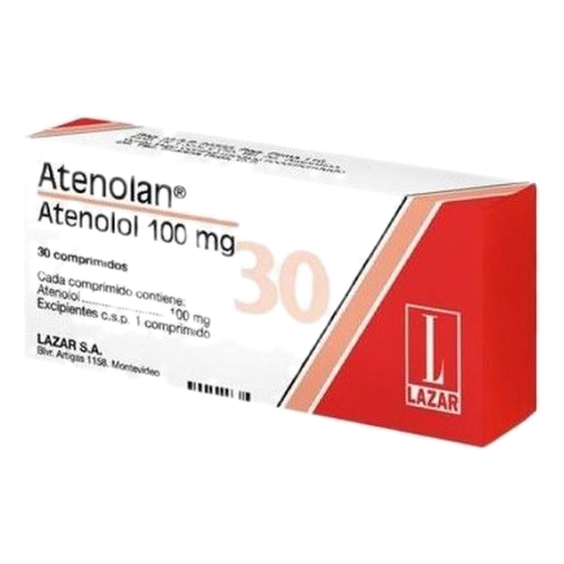 Atenolan Lazar 100 Mg X 30 Comprimidos