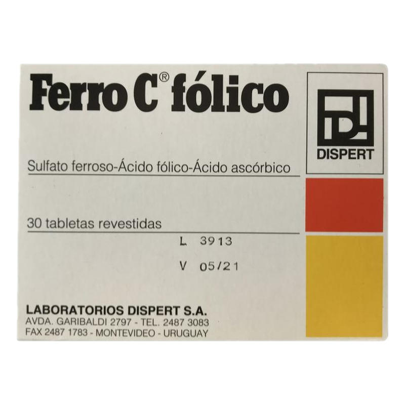 Ferro C Fólico X 30 Tabletas