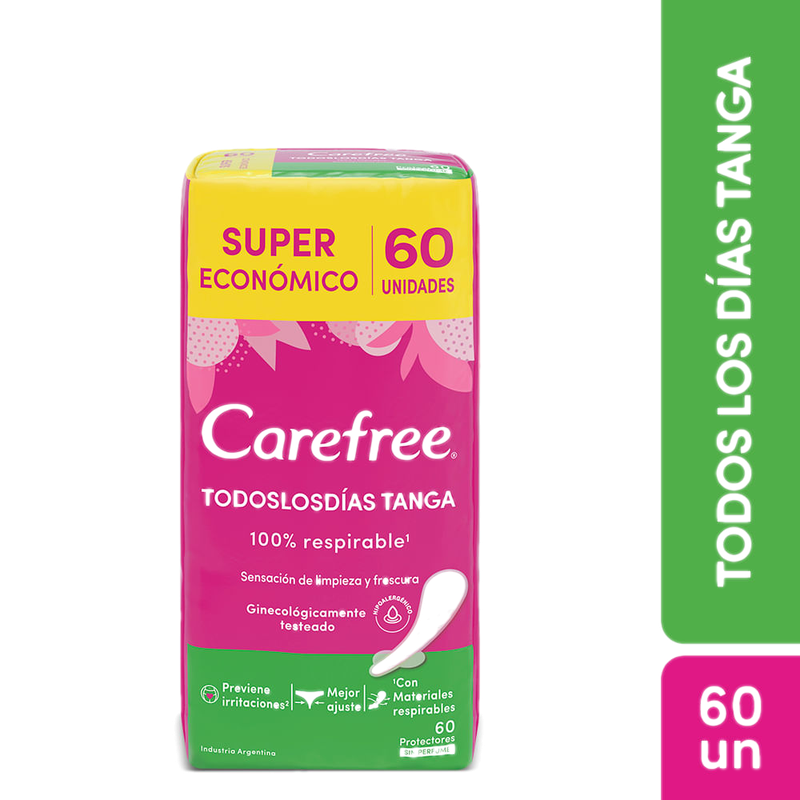 Protectores Diarios Carefree Brisa Tanga 60 Unidades