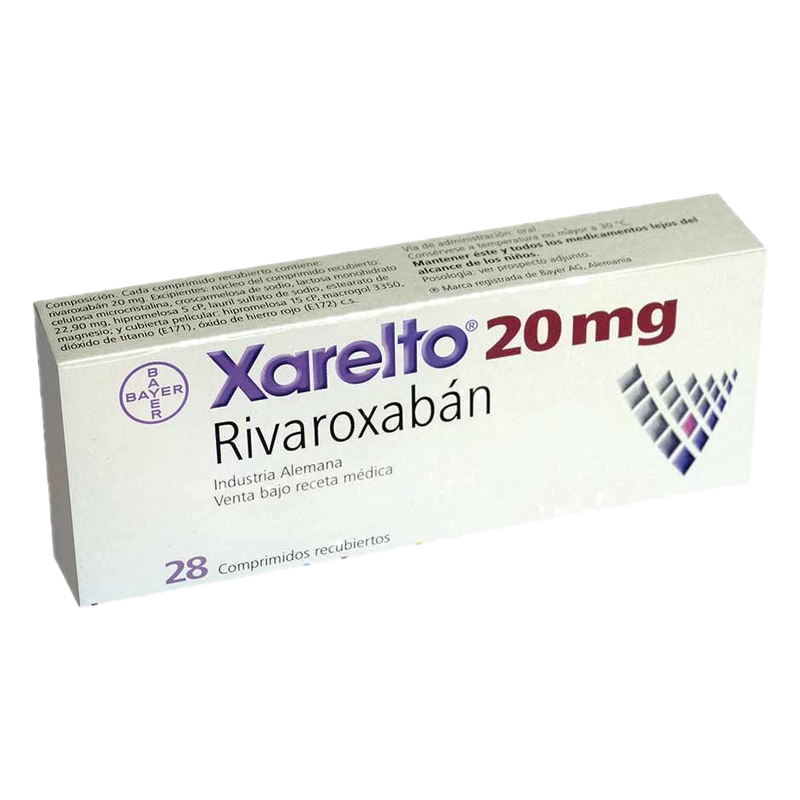 Xarelo 20 Mg X 28 Comprimidos