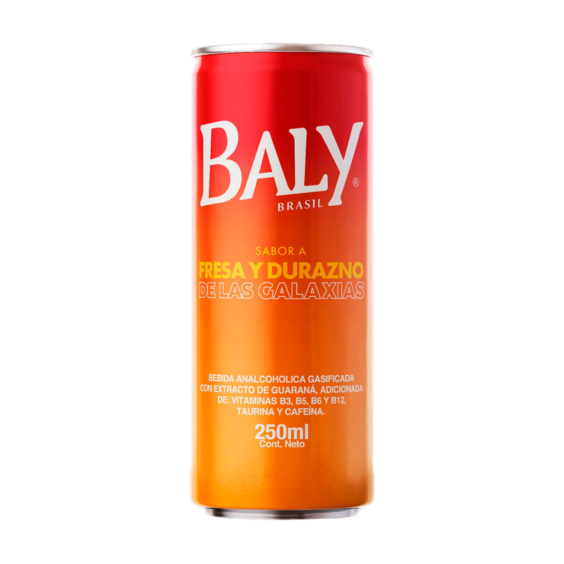 Energizante Baly Fresa Durazno 250 Ml