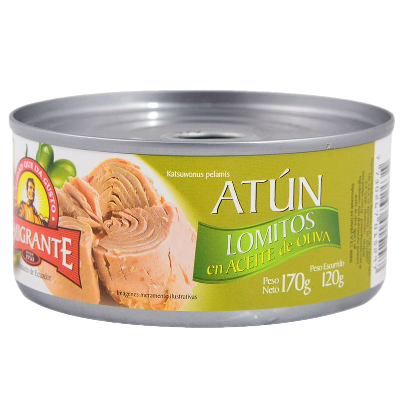 Atún Lomito En Aceite De Oliva Emigrante 170 G