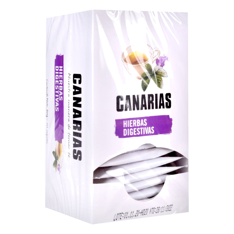 Té De Hierbas Digestivas Canarias 20 Sobres