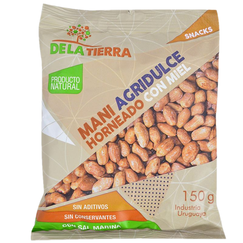 Maní Agridulce Horneado De La Tierra 150 G