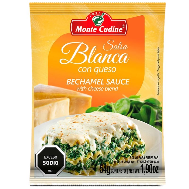 Salsa Blanca Con Queso Monte Cudine 54 G