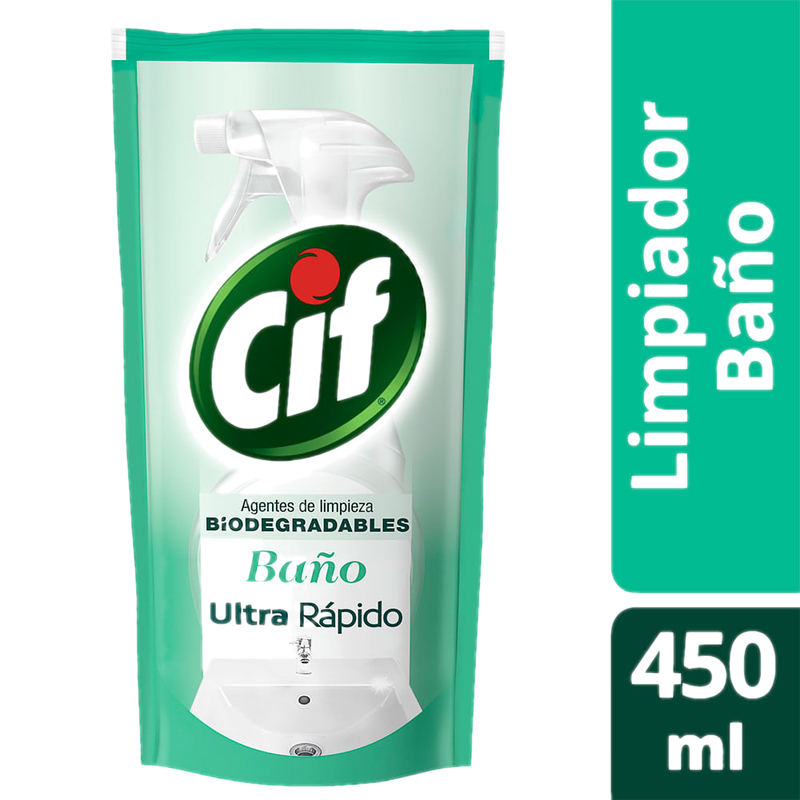 Cif Limpiador Líquido Baño Biodegradable 450 Ml Dp