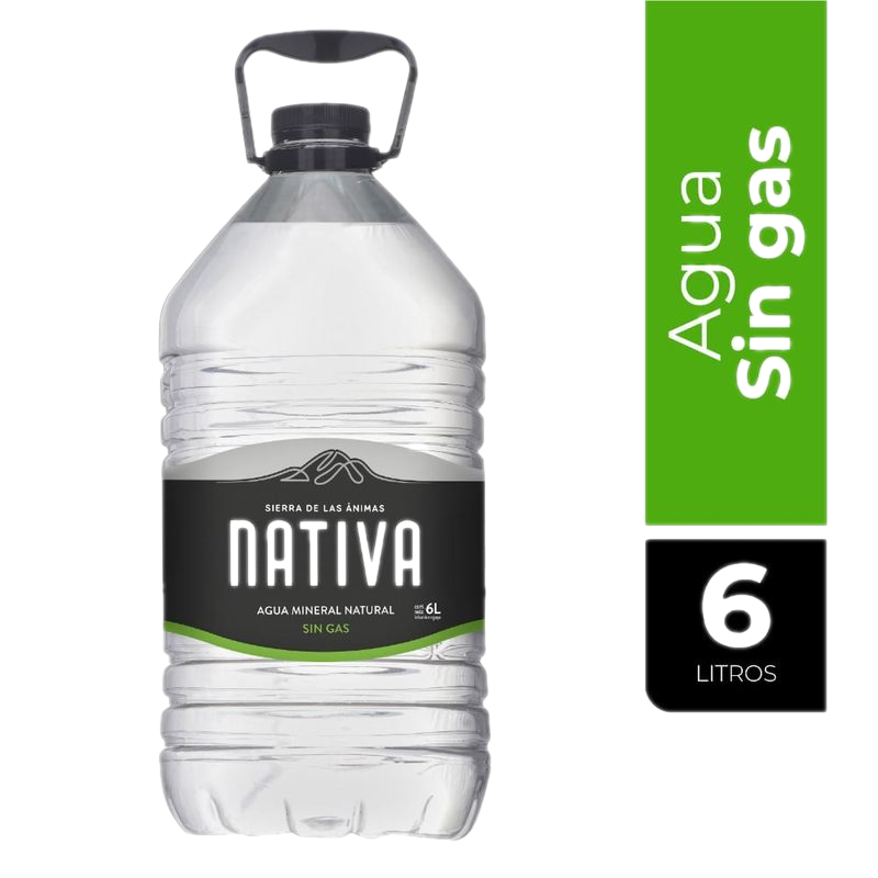 Agua Nativa Sin Gas 6 L