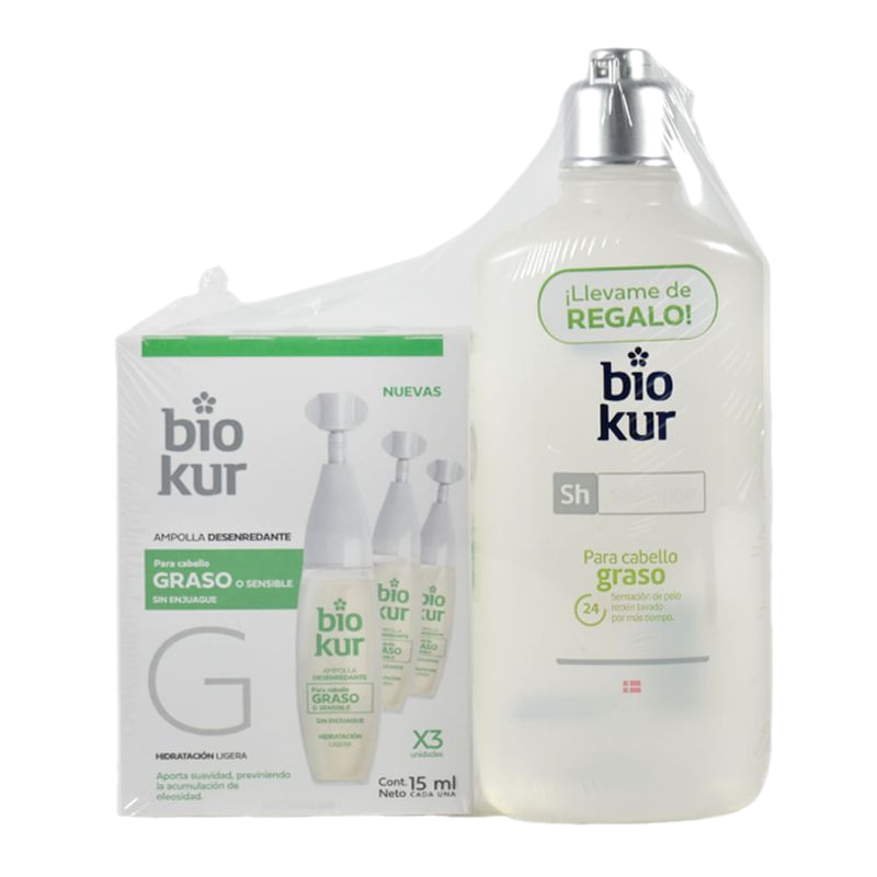 Ampolla Bio Kur Graso 3 Unidades 15 Ml