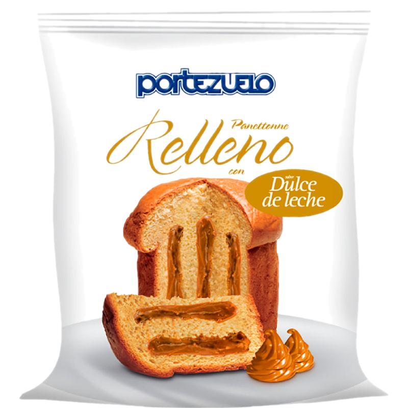 Pan Dulce Portezuelo Relleno Dulce De Leche 450 G