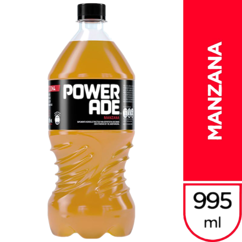 Bebida Isotónica Powerade Manzana 995 Ml