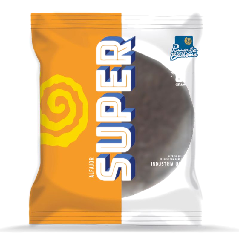Alfajor Punta Ballena Súper Choco 80 G