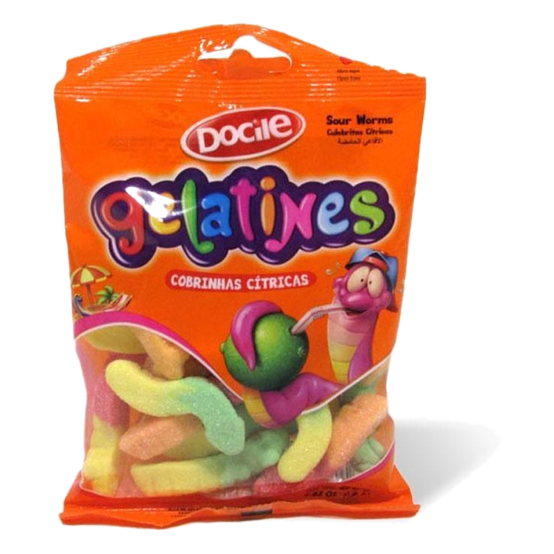 Gomitas Culebritas Ácidas Docile 80 G