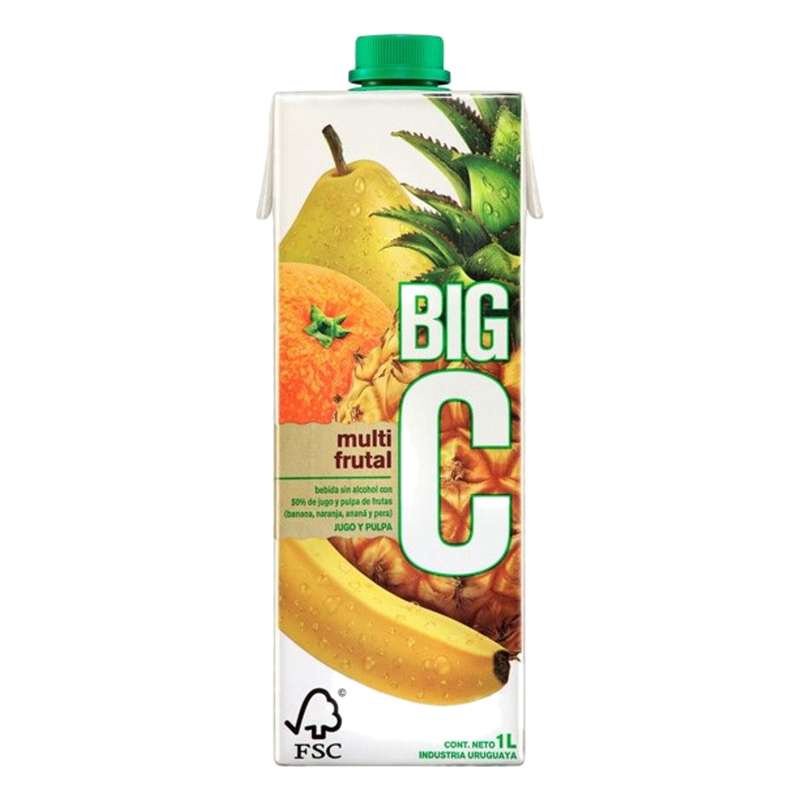 Jugo Big C Sabor Multifrutal 1 L