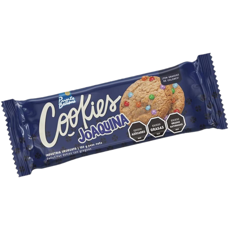 Cookies Con Grajeas Joaquina Punta Ballena 150 G