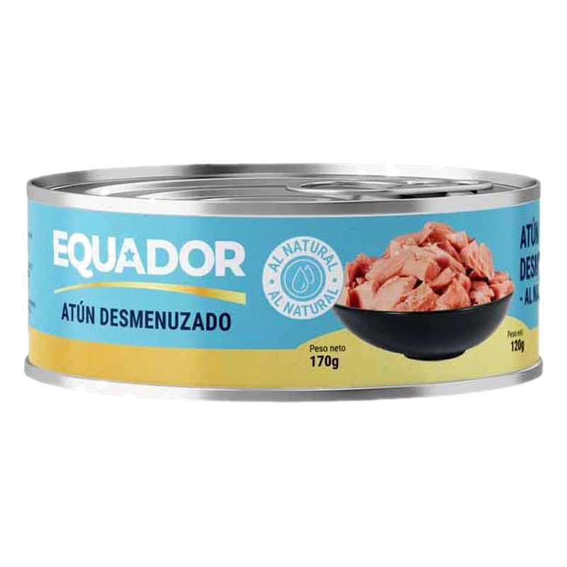Atún Desmenuzado En Agua Equador 170 G