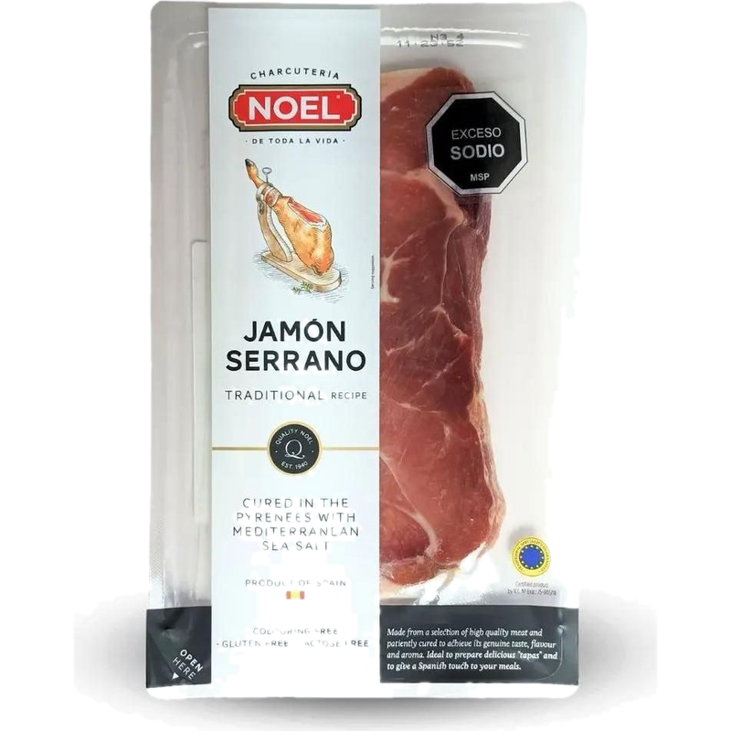 Jamón Serrano Feteado Noel 100 G