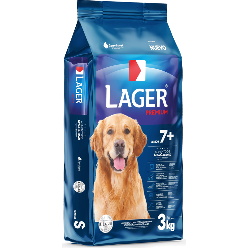 Comida Para Perro Lager Senior Premium 3 Kg