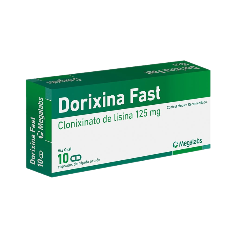 Dorixina Fast 125 Mg 10 Cápsulas De Rápida Acción
