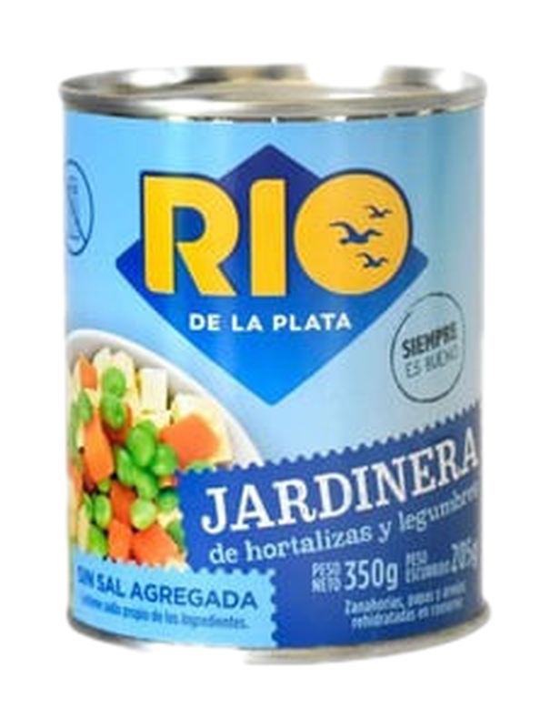 Jardinera Rio De La Plata Lata 300 G Sin Sal Agregada