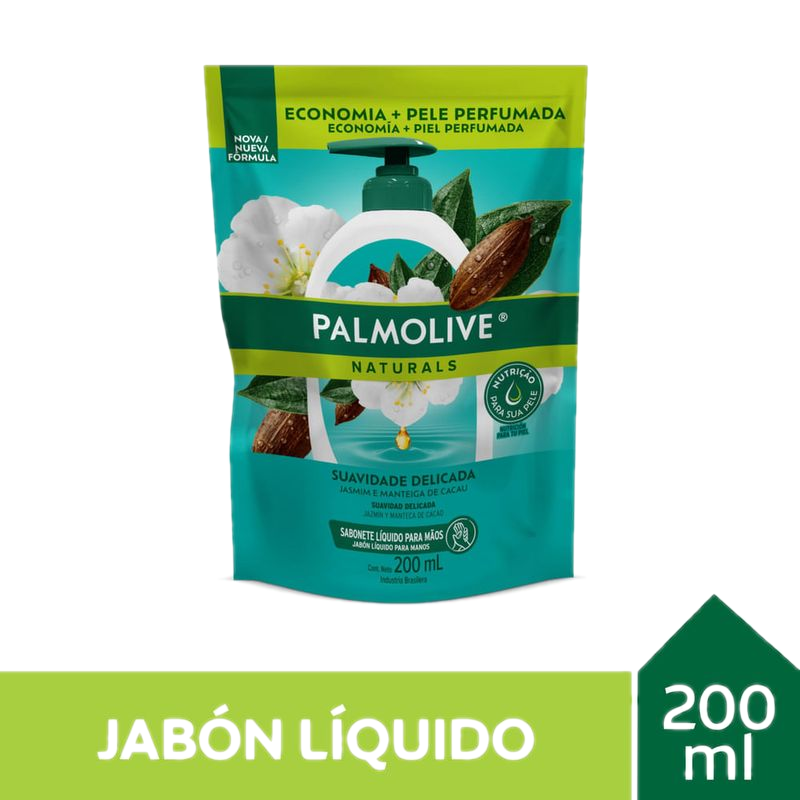 Jabón Líquido Palmolive Jazmín Doy Pack 200 Ml