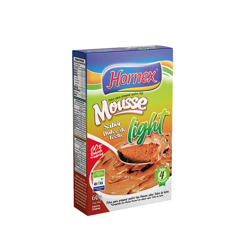 Mousse Hornex Dulce De Leche Ligth 60 G